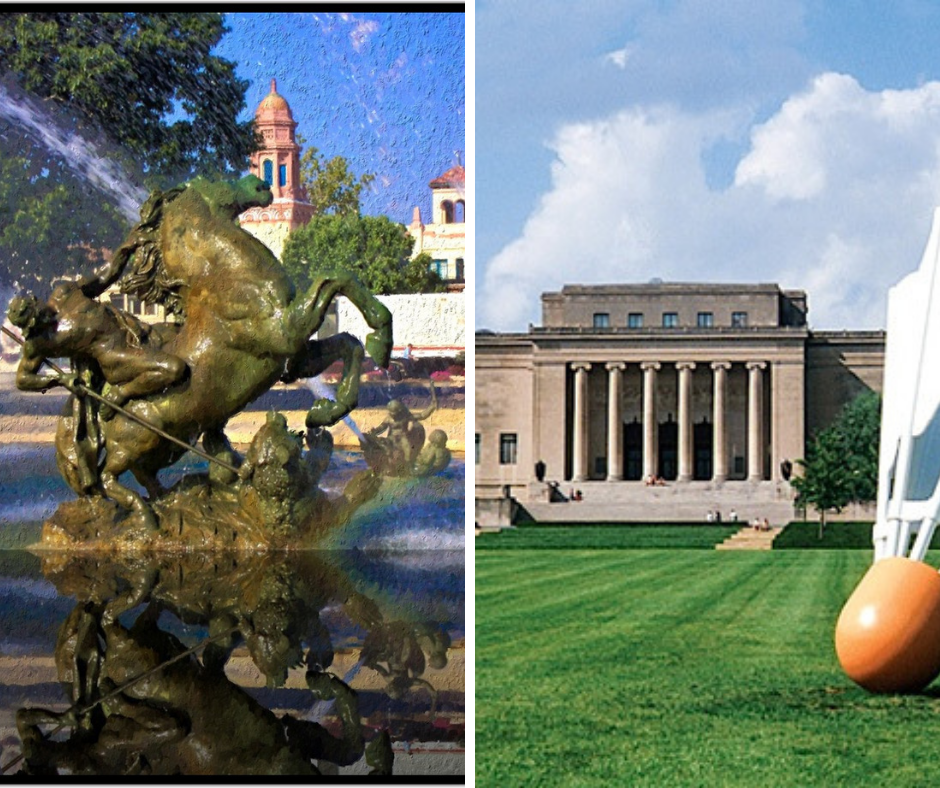 Country Club Plaza, Nelson-Atkins Museum, Kansas City MO